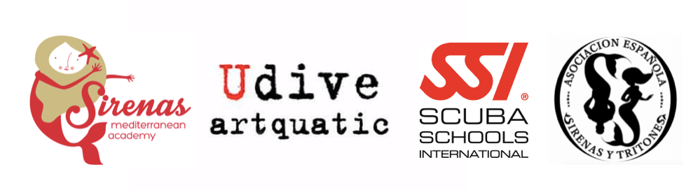 Logos Curso Mermaiding SSI Artquatic Sirenas